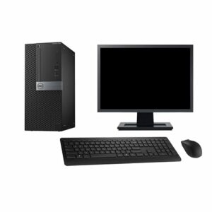 Dell PC Tour 7050 – Pantalla de 27″ Intel G4400 RAM de 8 GB SSD de 960 GB, HDMI, Windows 10 WiFi (Reacondicionado)