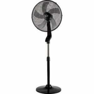 Ventilador de columna DCG VE1632TT con mando a distancia, 3 velocidades, auto oscilante, inclinable, 5 aspas, temporizador, negro (reacondicionado)