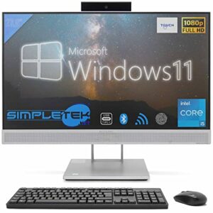 HP 800 G4 All in One Touchscreen 24″ FHD i5 8° | Windows 11 Pro | Webcam Pop-Up y Lector de Huellas | Aio Touch Screen | 16GB SSD 960GB (reacondicionado)