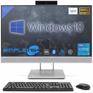 HP 800 G4 All in One Touchscreen 24″ FHD i5 8° | Windows 10 Pro | Webcam emergente y lector de huellas | Aio Touch Screen | 16GB SSD 960GB (reacondicionado)