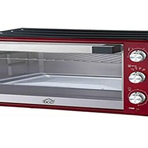 DCG Eltronic MB9850 MB9850N-Horno (Horno eléctrico, 50 L, Giratorio, Arriba a la Derecha), 2000 W, 50 litros, Metal, Negro, Color Blanco (Reacondicionado)