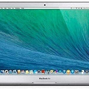 Apple MacBook Air 11.6″ (i5-4250u 4gb 128gb SSD) QWERTY U.S Teclado MD711LL/A Mitad 2013 Plata (Reacondicionado)